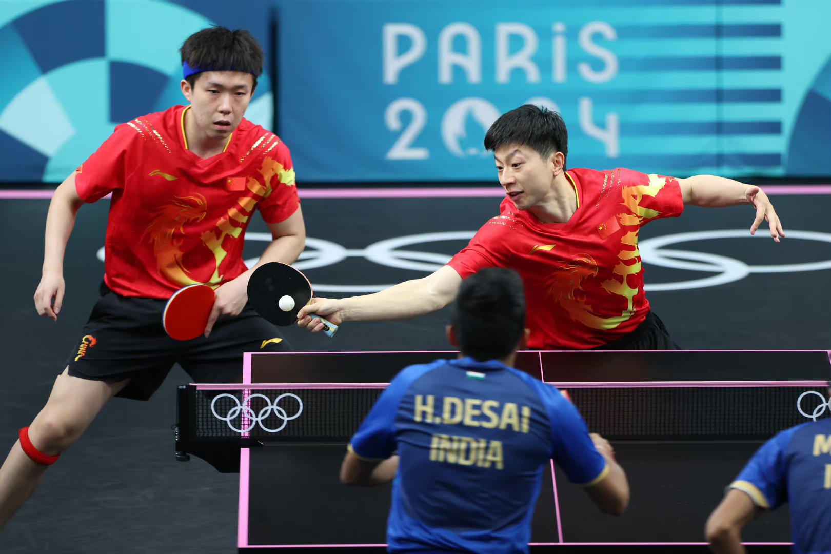 包含中国队绝杀奥地利队，马龙惊艳四座的词条